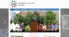 Desktop Screenshot of philadelphiacommunityofleaders.org